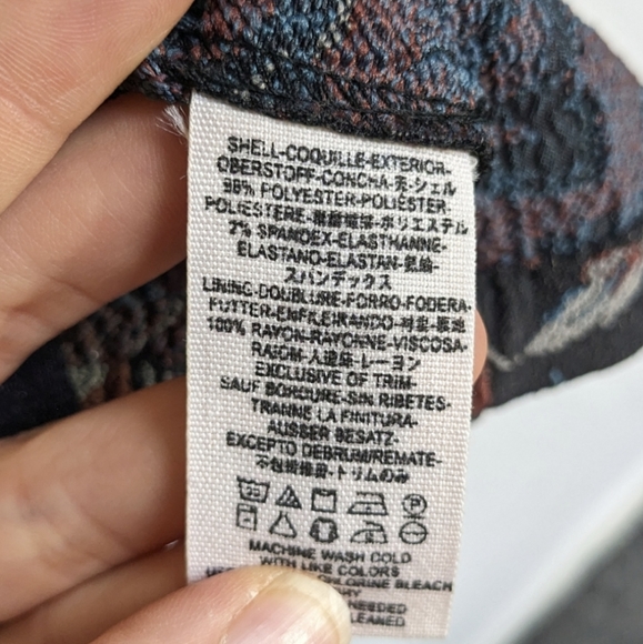 Free People Say Yes Floral Jacquard Knit Cutout Mini Dress - Picture 6 of 10